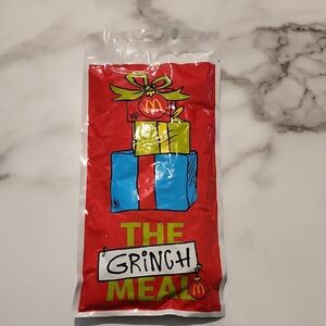 McDonald's Festive Grinch Gift Bag - Grinch Socks